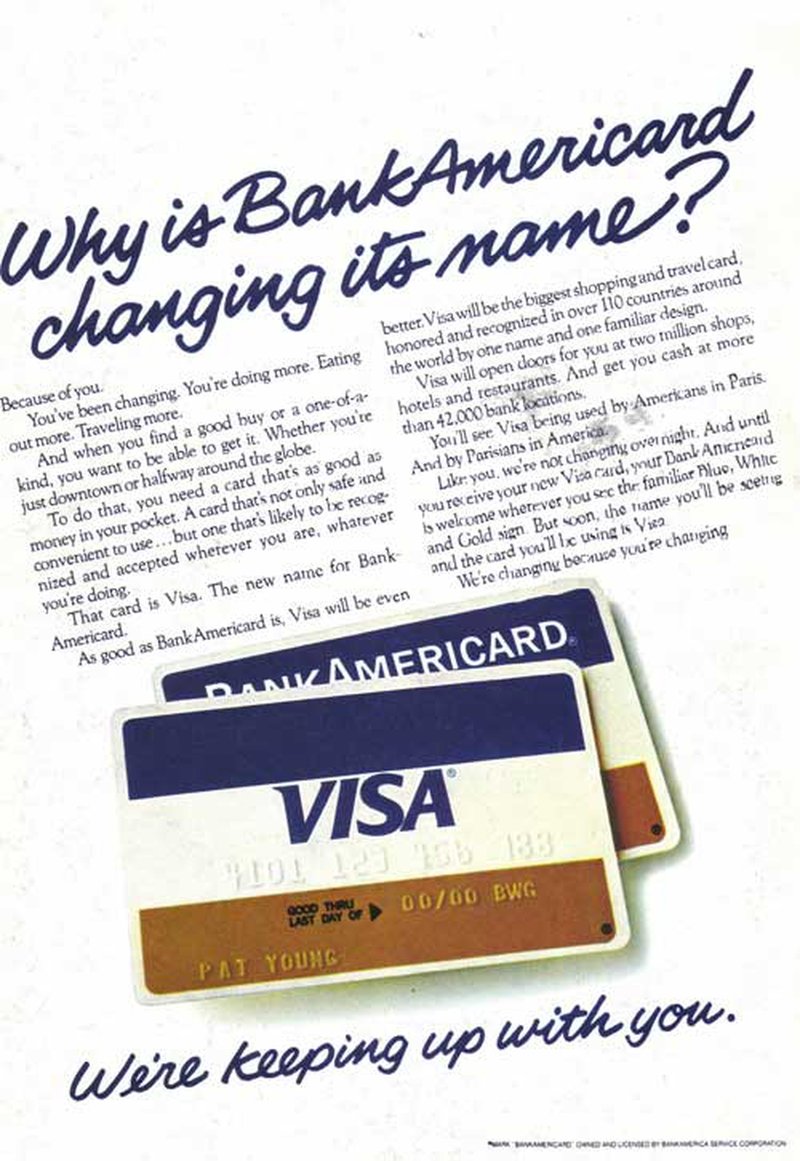 BankAmericard, 1977