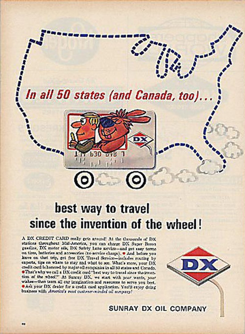 DX Credit Card, 1965