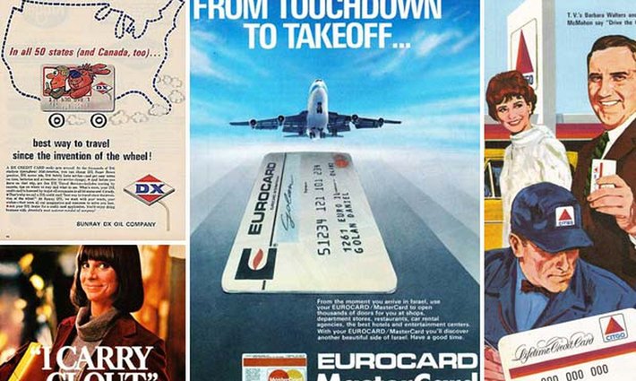 19 Vintage Credit Card Print Ads