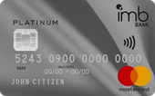 IMB Platinum Mastercard - Unavailable Online